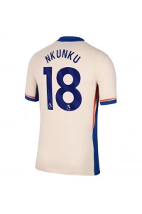 Chelsea Christopher Nkunku #18 Voetbaltruitje Uit tenue 2024-25 Korte Mouw